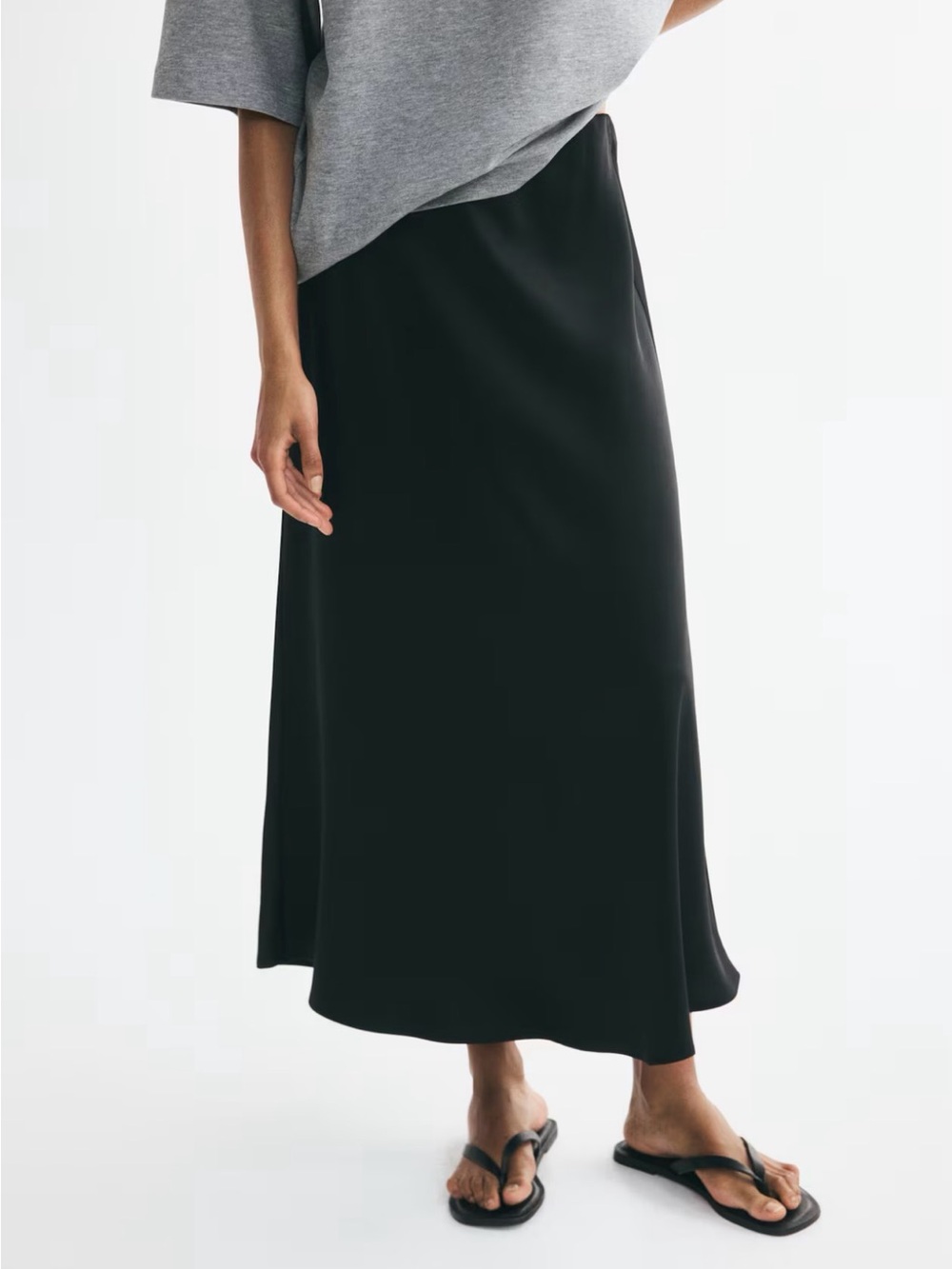 Black Midi Skirt
